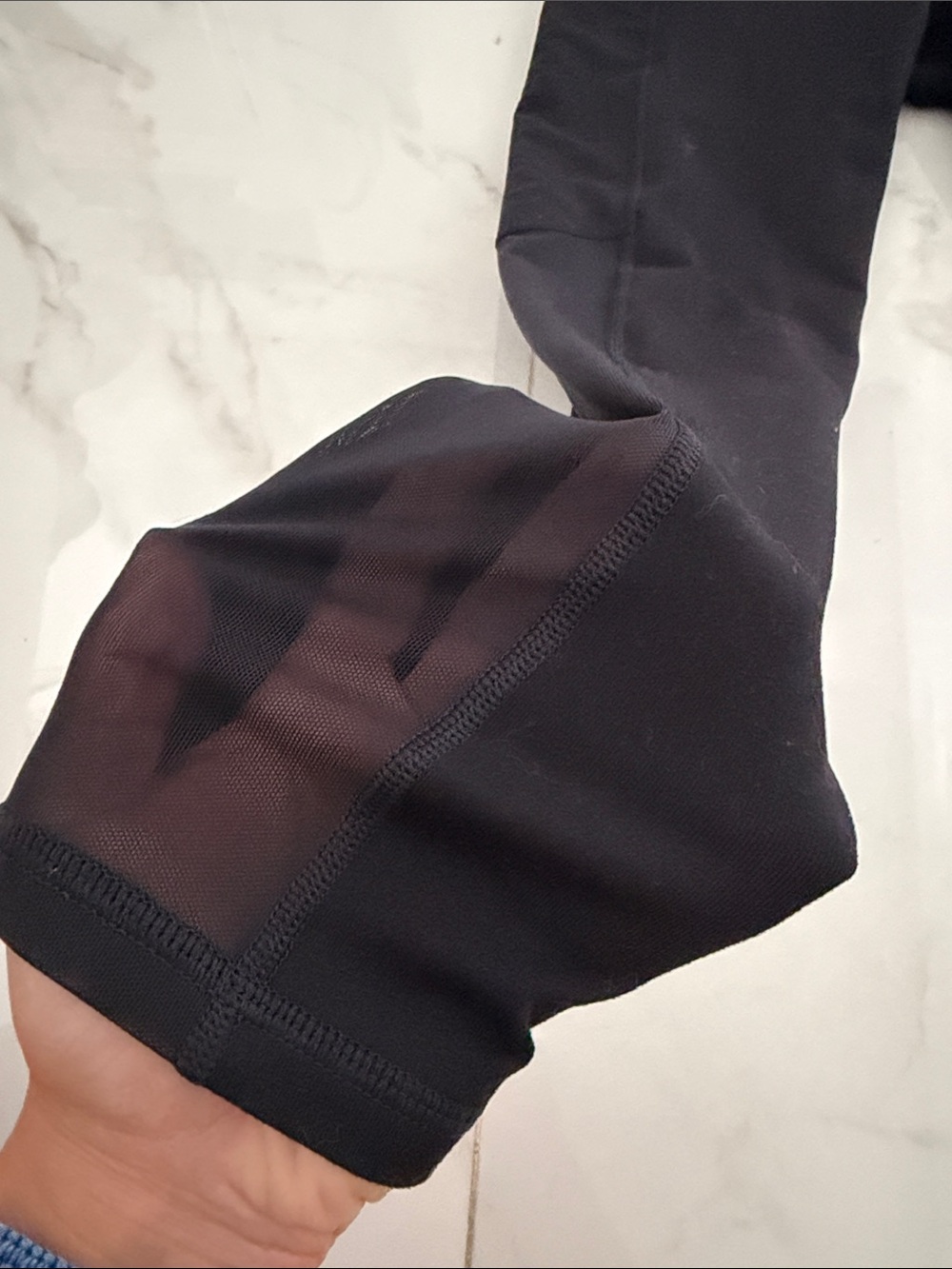 Fabletics Black High-Waist Leggings with Side Pockets - Picture 2 of 4